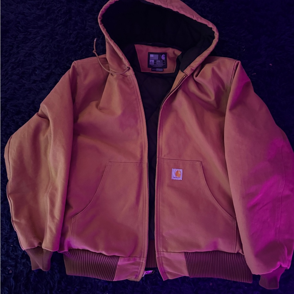 Carhartt Orange and Black Label Jacket